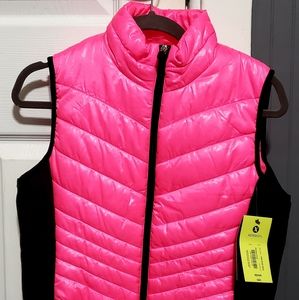 Black and Pink Vest.